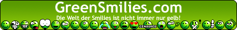 GreenSmilies.com - Die Welt der Smilies ist nicht immer nur gelb!