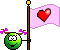 Flagge der Liebe