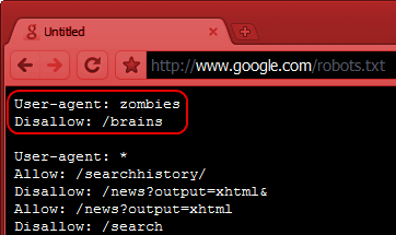 Google robots.txt