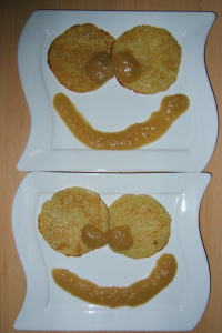 Puffer + Apfelmus-smiley