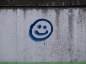 Smiley Sprayed