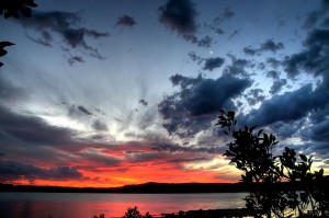 Smiley Faceat Sunset von Mike Salway