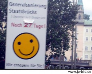 Baustellen Smiley